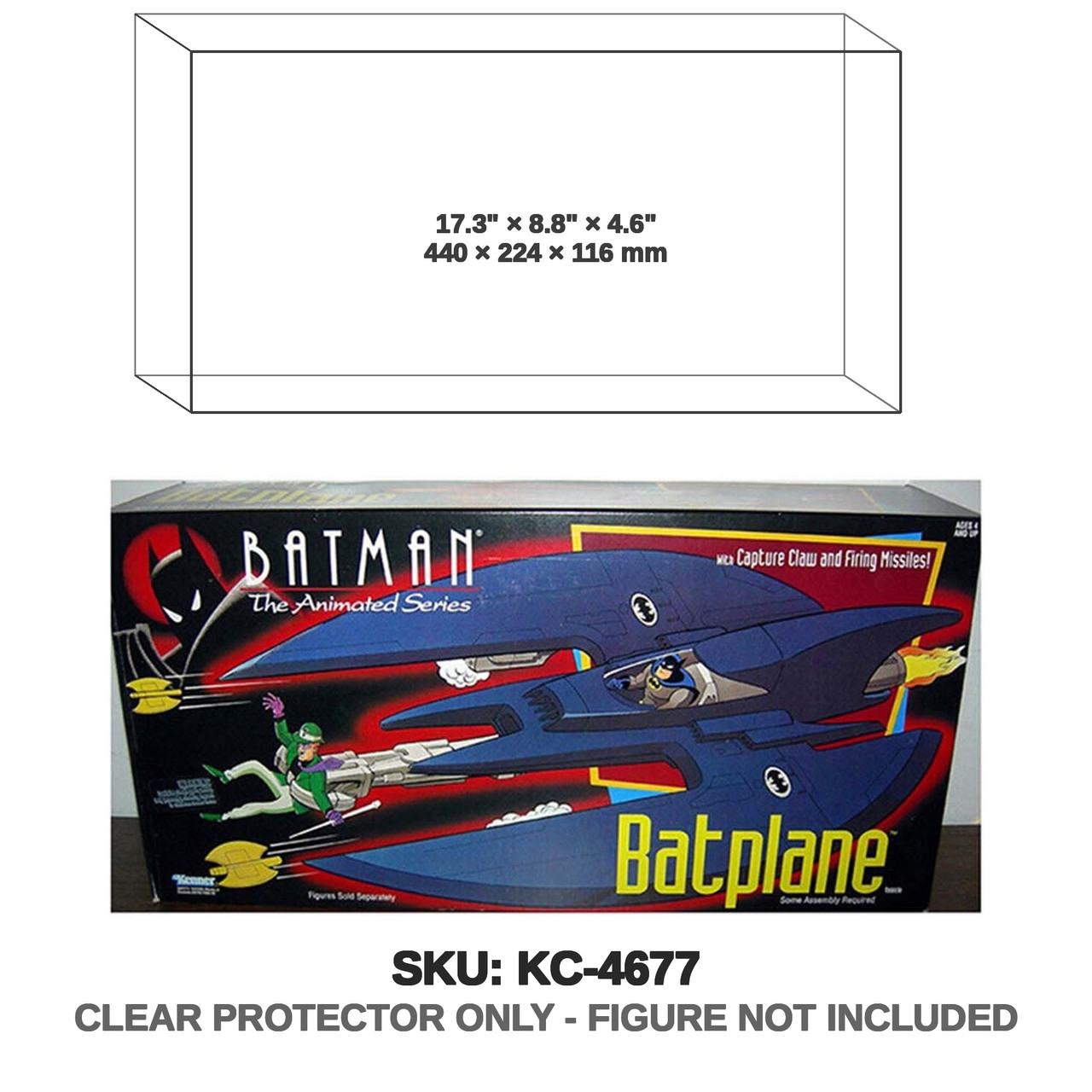 Kenner DC Comics The Animated Series Batplane 1993