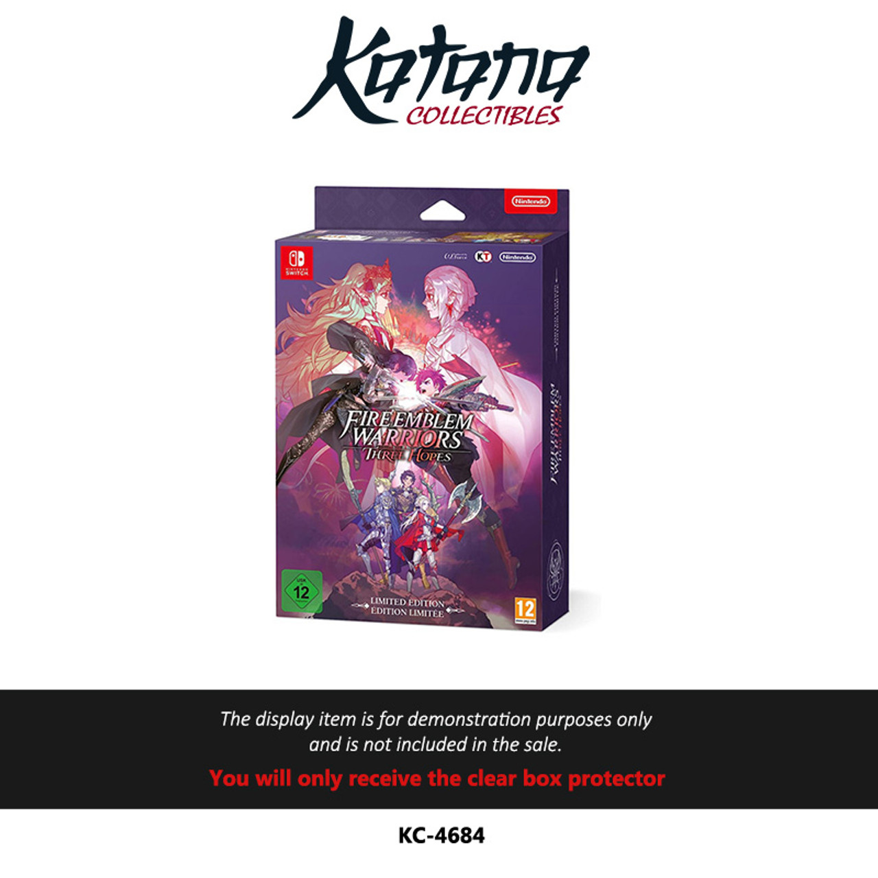 Katana Collectibles Protector For "Fire Emblem: Thee Hope Collector's Limited, Italian Edition. Card Version