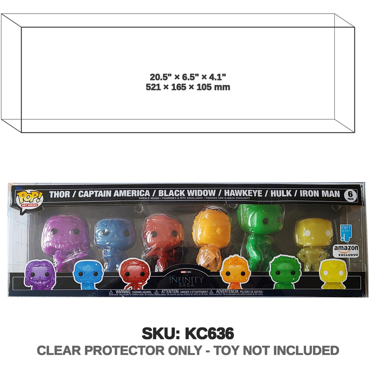 Funko Marvel The Infinity Saga 6-Pack Art Series