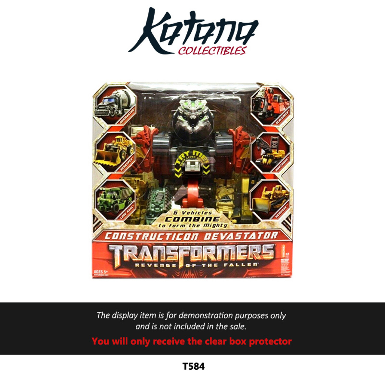 Katana Collectibles Protector For Transformers Revenge of the Fallen Constructicon Devastator Figure