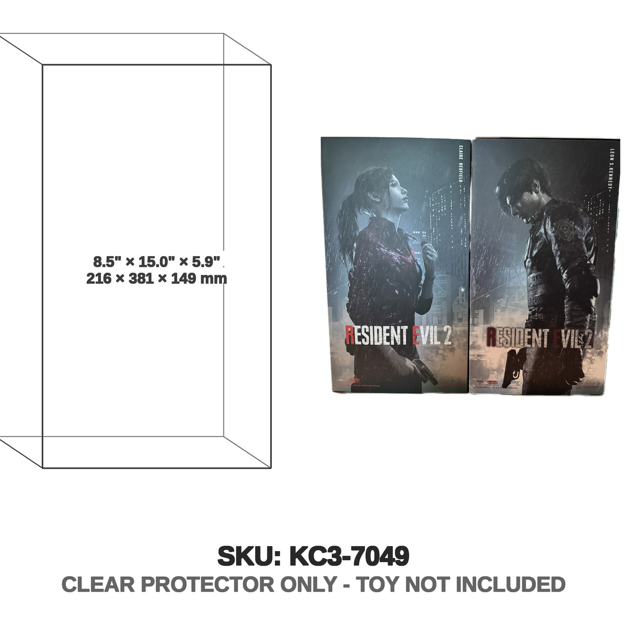 Damtoys Resident Evil 2 Claire/Leon 1/6 Scale Figures