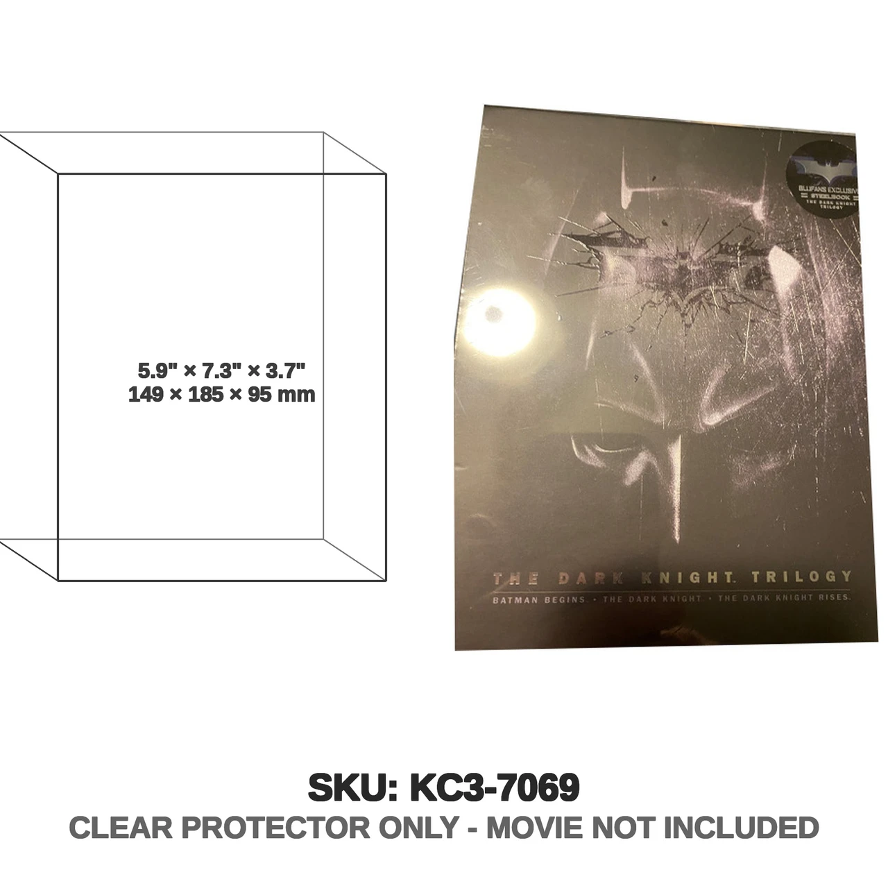 Blufans The Dark Knight Trilogy Blu-ray Exclusive Boxset
