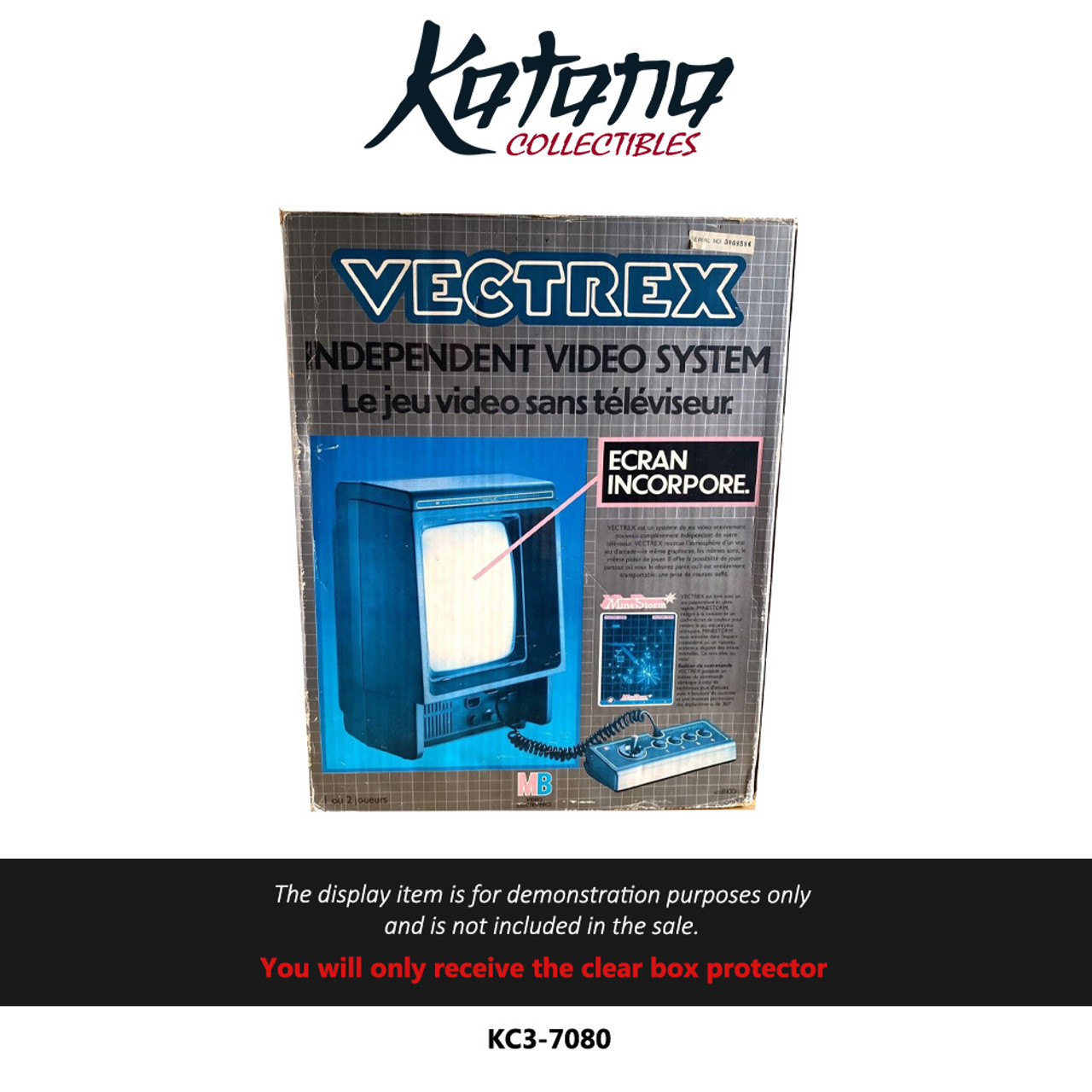 Katana Collectibles Protector For Vectrex Console Box European