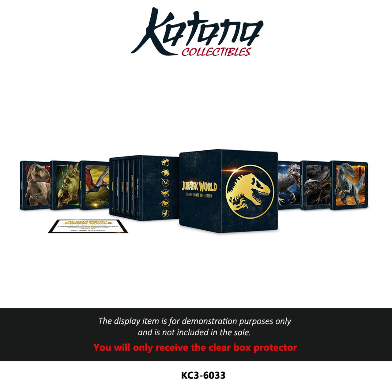 Katana Collectibles Protector For Jurassic World Ultimate Steelbook