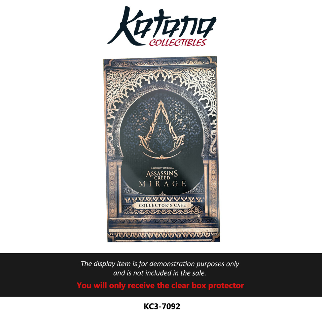 Katana Collectibles Protector For Assassins Creed Mirage Collectors Case