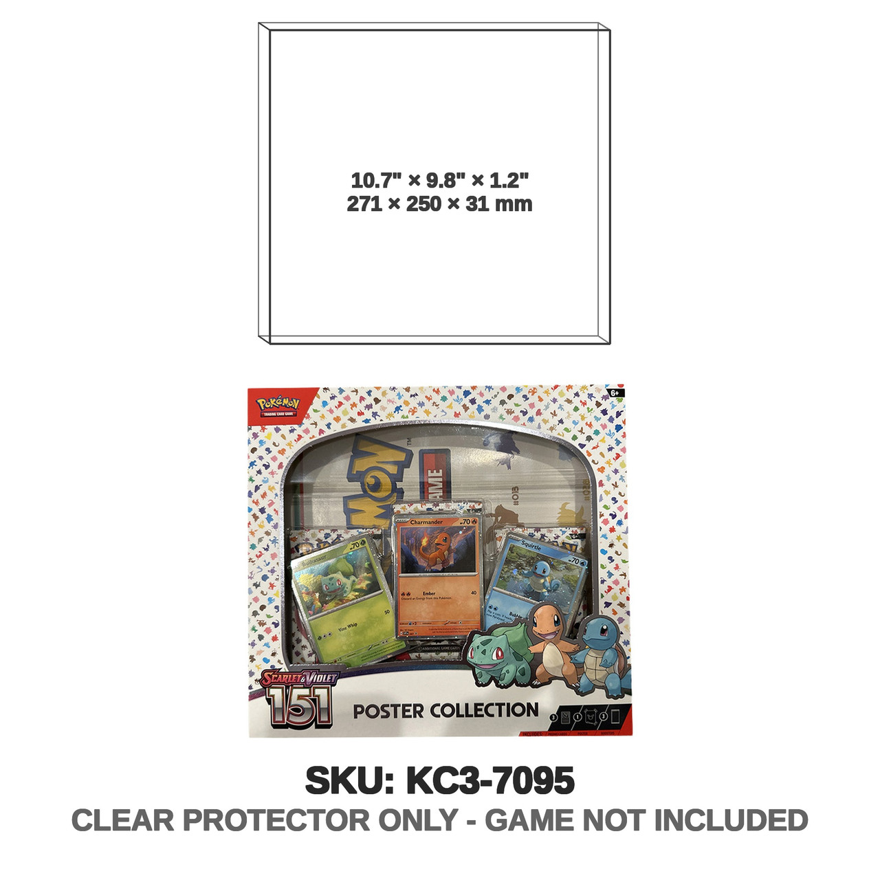 Protector For Pokemon 151 Poster Collection | Katana Collectibles