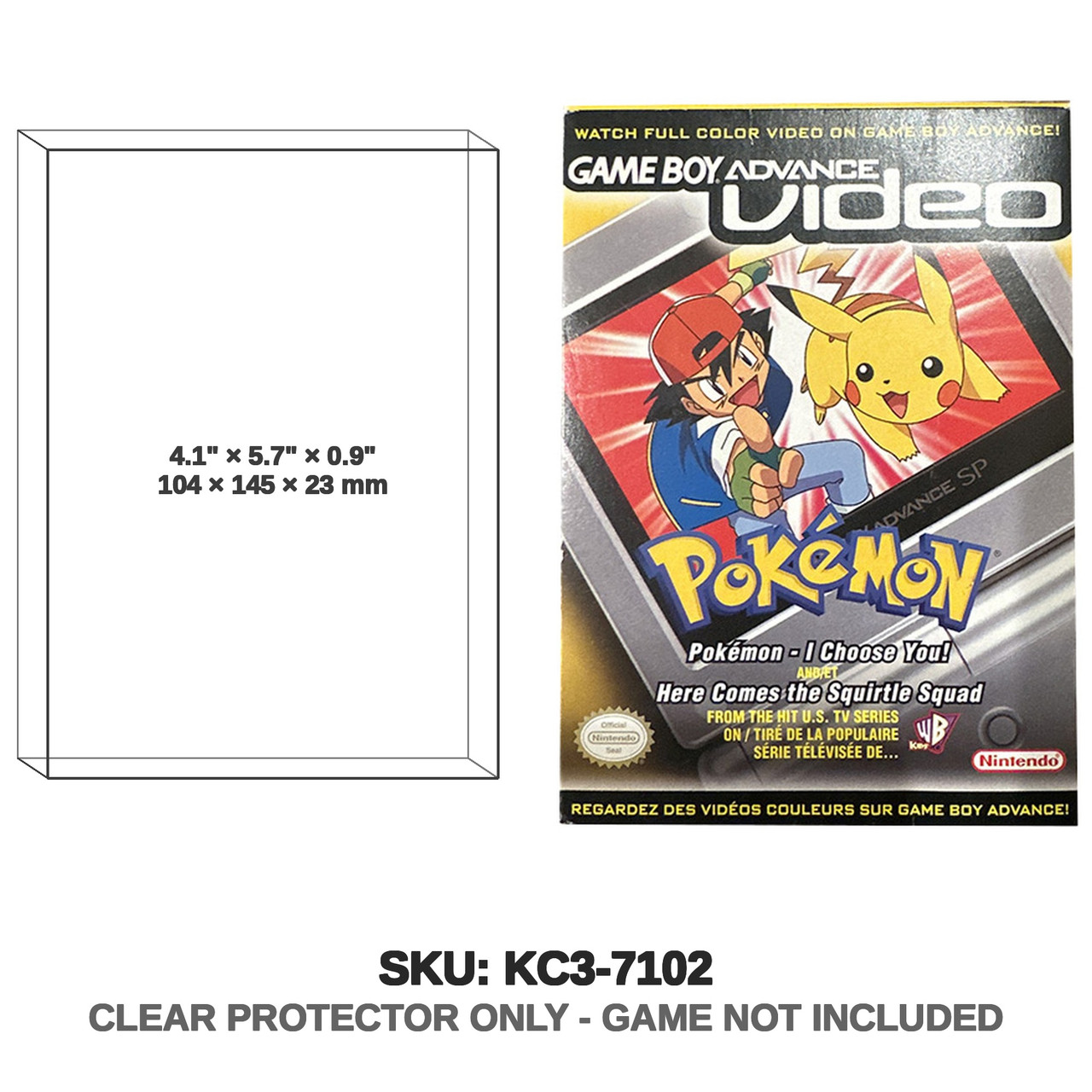 Pokemon Game Boy Advance Video Box