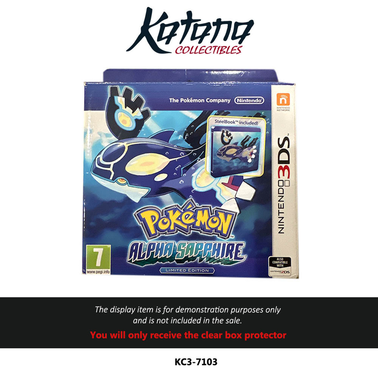 Katana Collectibles Protector For Pokémon Alpha Sapphire & Omega Ruby Limited Edition Box