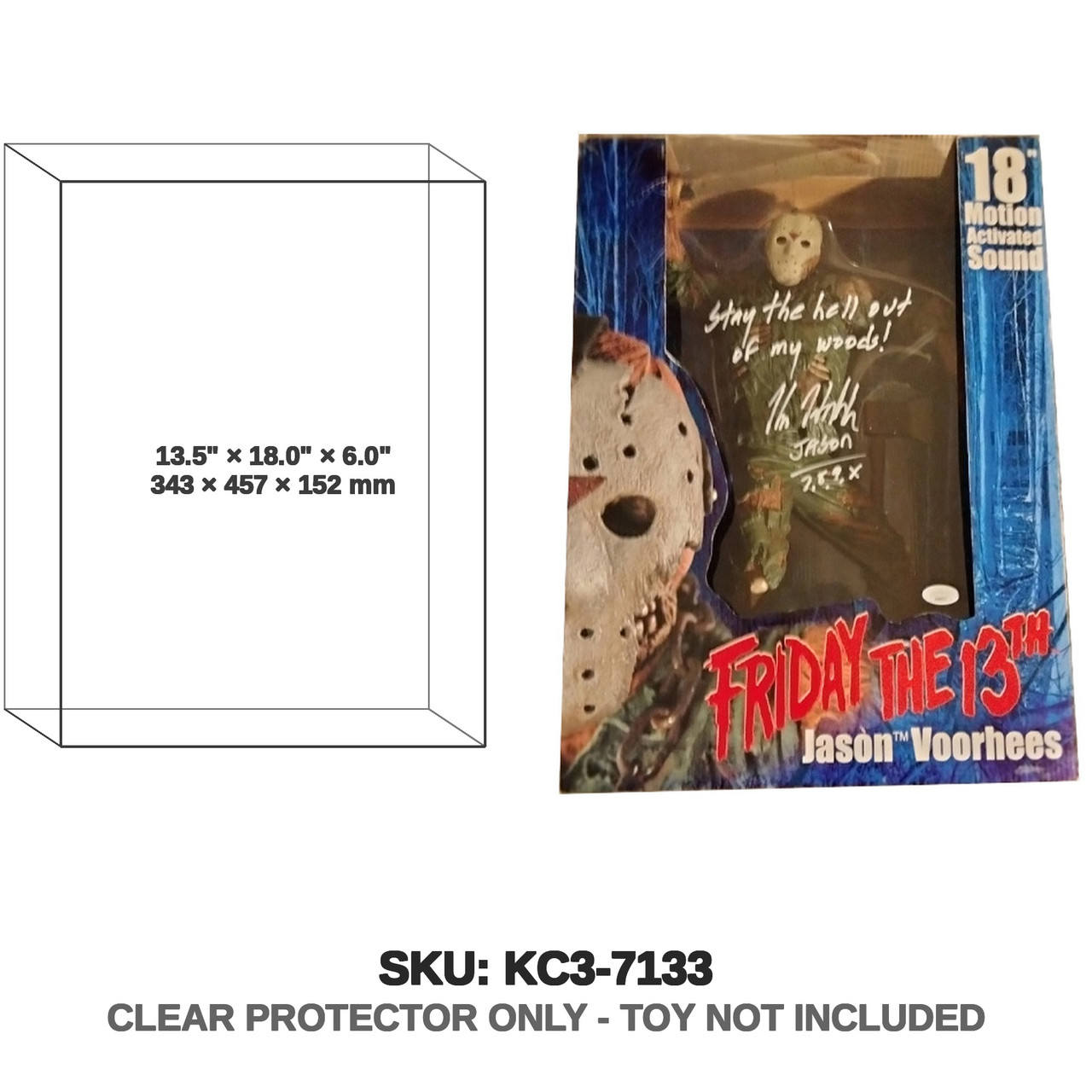 NECA Friday the 13th Cinema of Fear Jason Voorhees 18 inch Figure