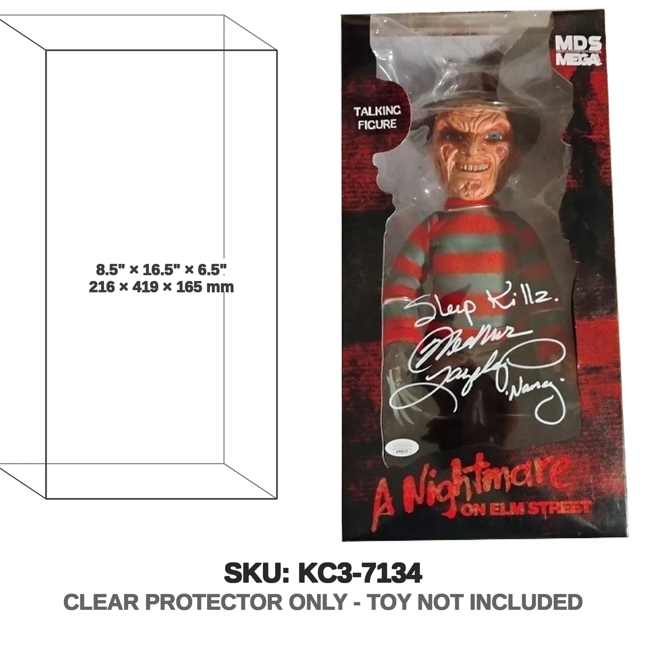 Mezco A Nightmare on Elm Street MSD Freddy Krueger 16-inch Figure