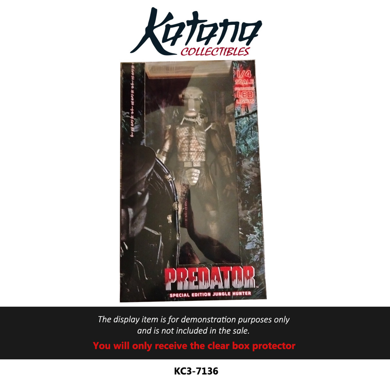 Katana Collectibles Protector For Predator 18 inch NECA Jungle Hunter Edition Figure