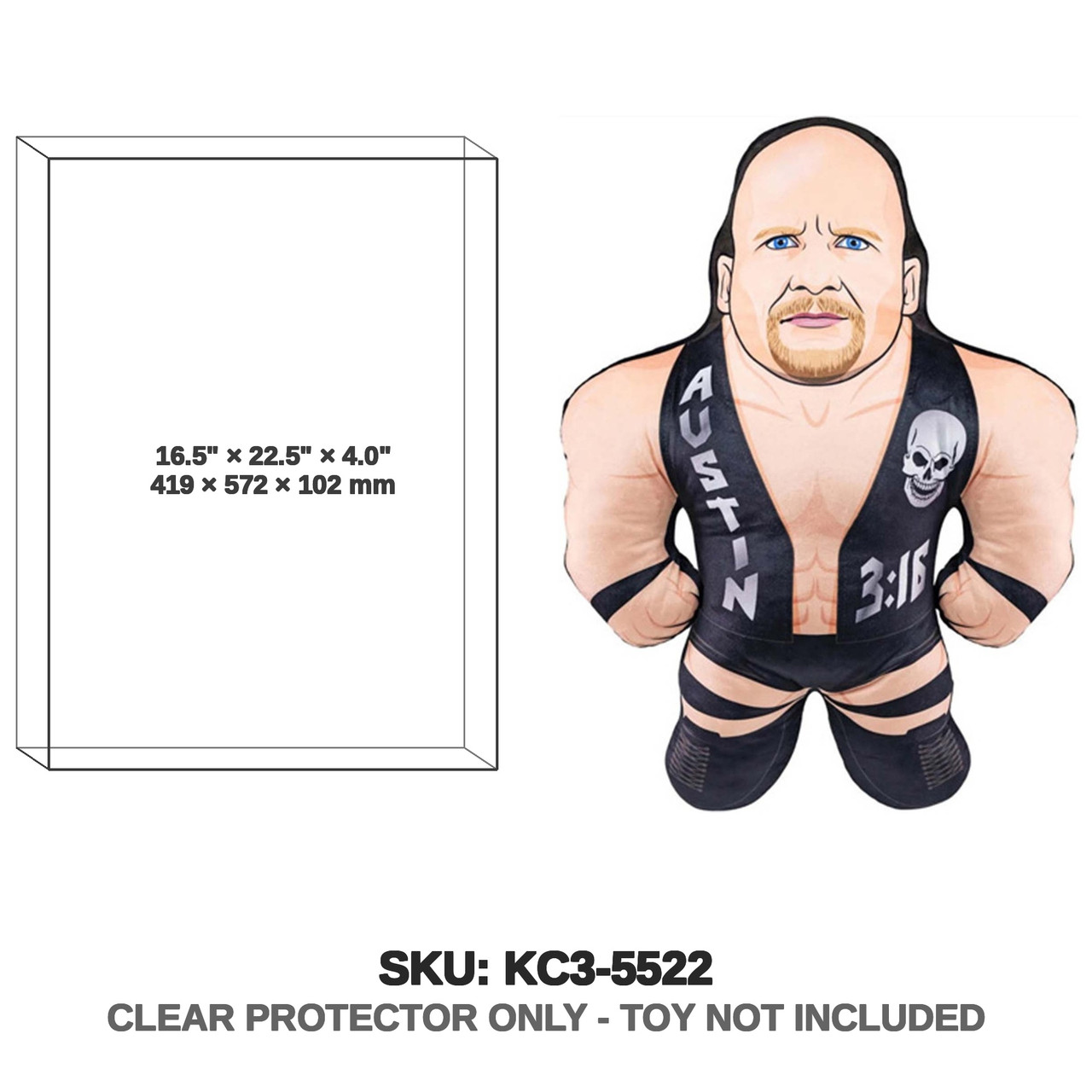 Jakks Pacific WWE Stone Cold Steve Austin Pillow Buddie