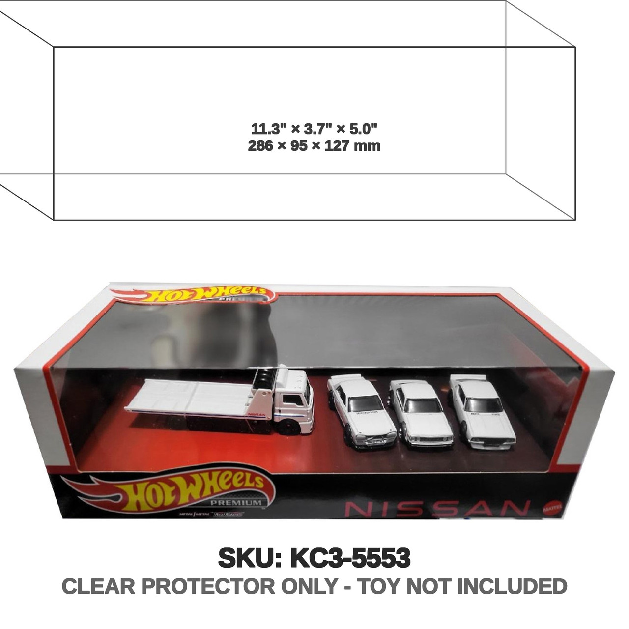 Protector For Hot Wheels Premium Nissan Box Set - Katana Collectibles