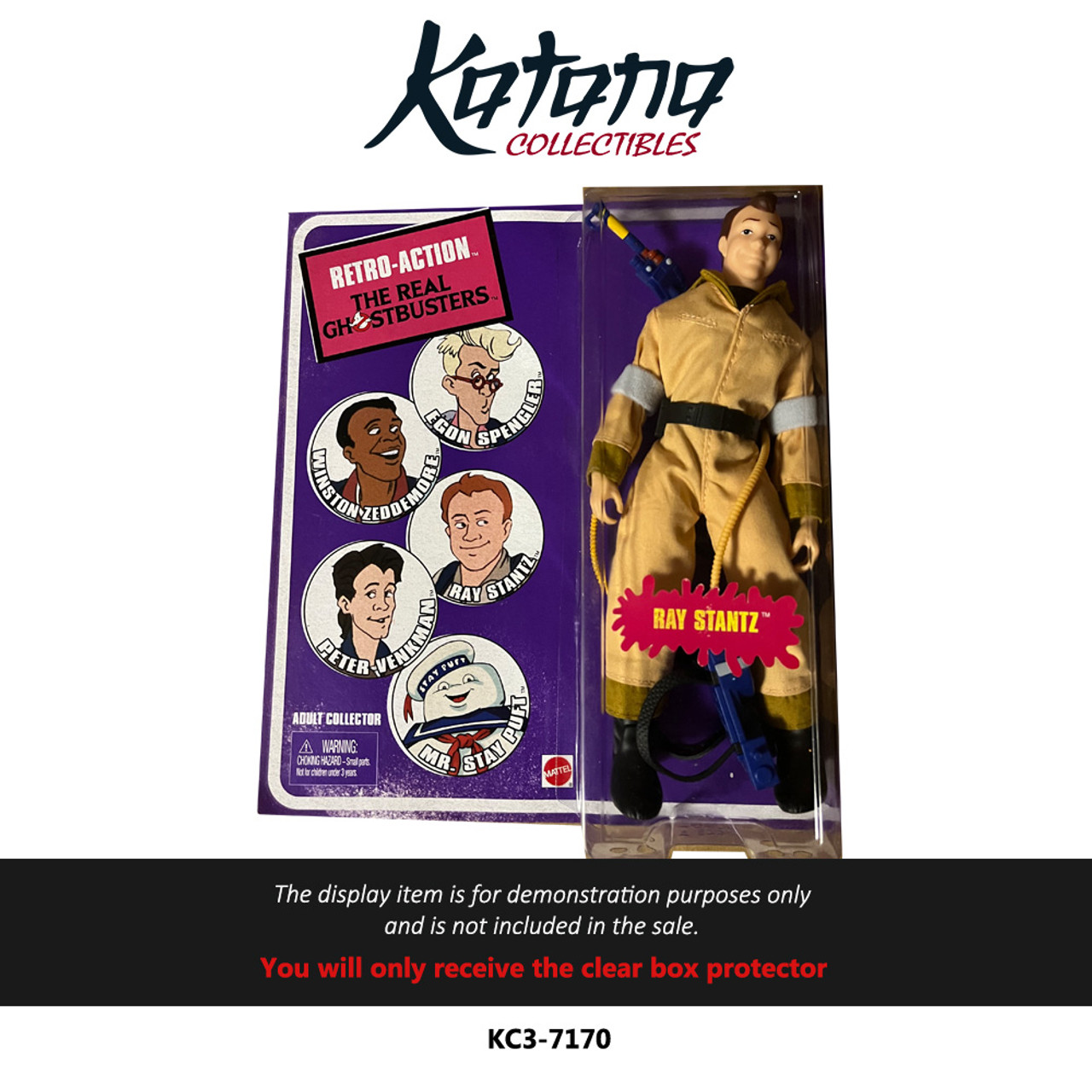 Katana Collectibles Protector For The Real GhostBusters Retro-Action Figures