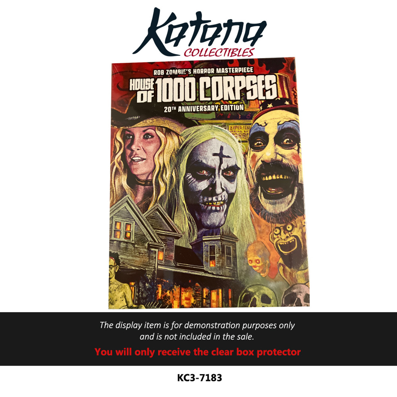 Katana Collectibles Protector For House Of 1000 Corpses 20th Anniversary Edition Blu-ray