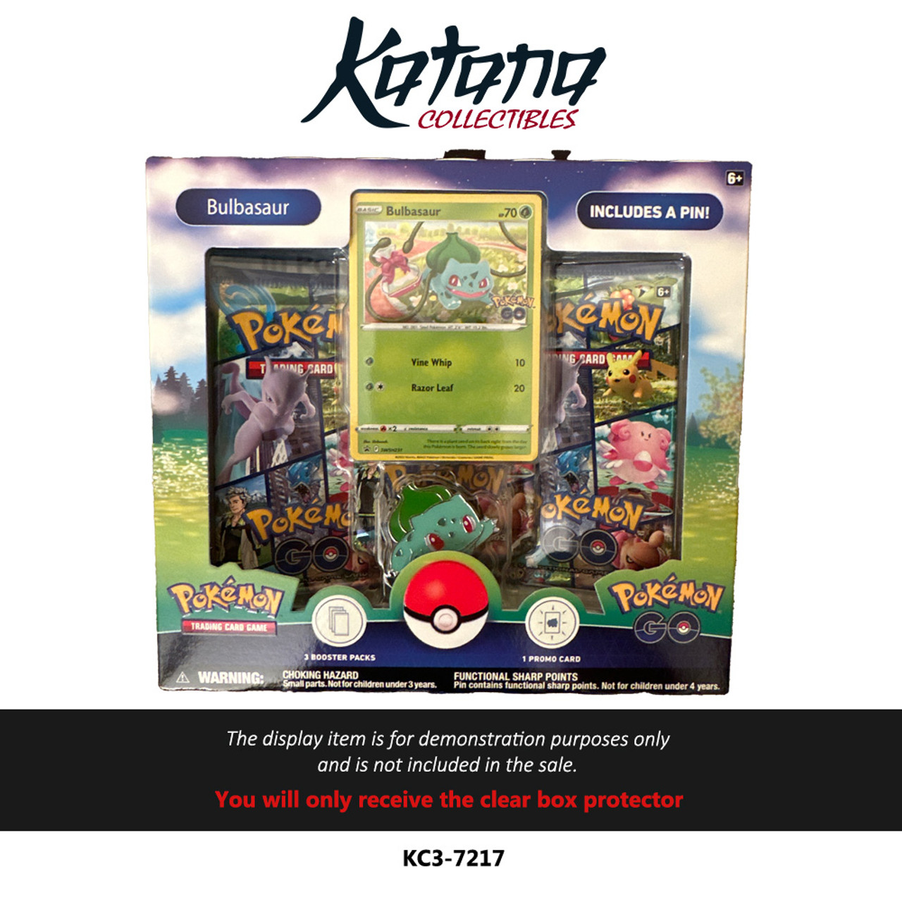 Katana Collectibles Protector For Pokémon Go Pin Collection