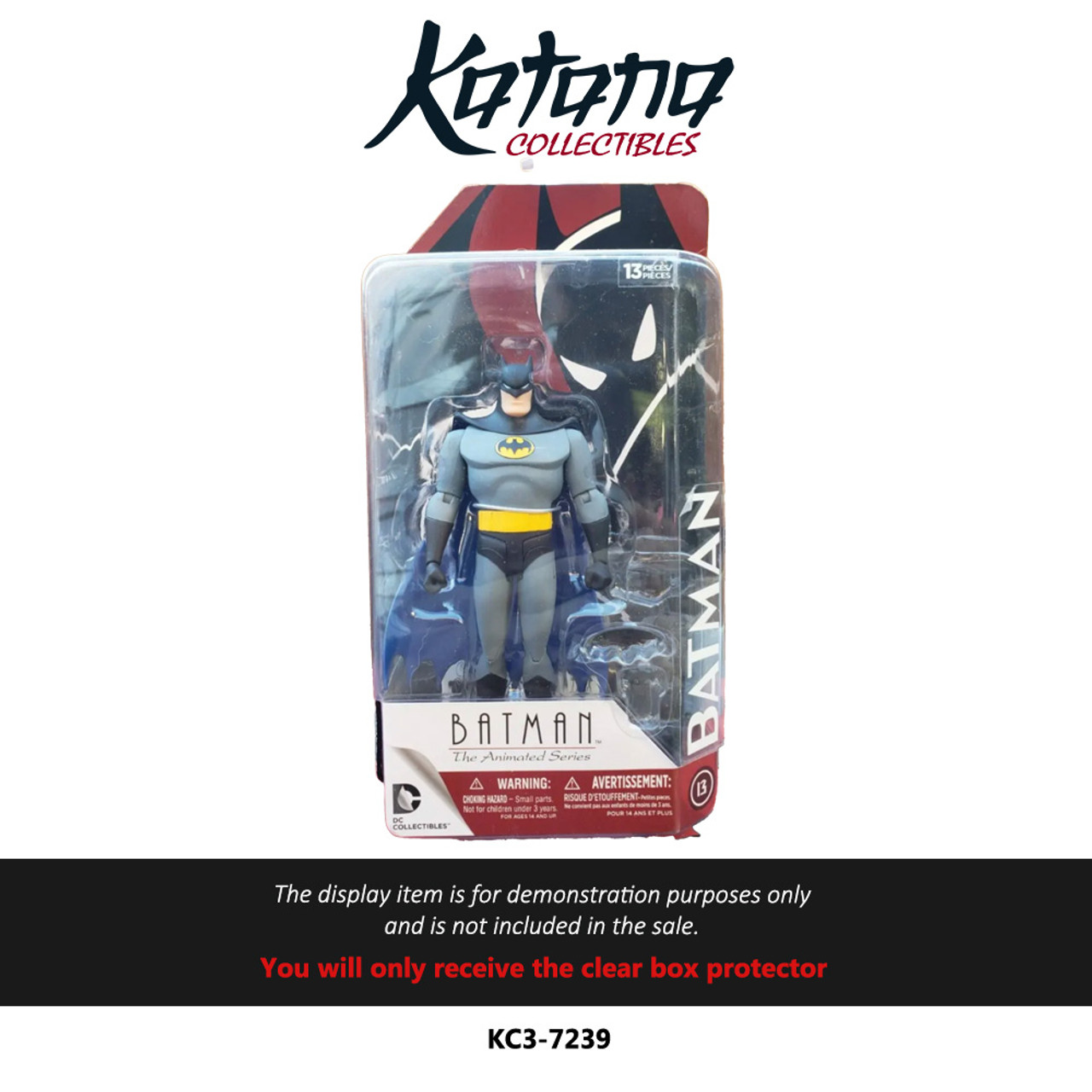 Katana Collectibles Protector For DC Collectibles Batman Animated Series Batman Figure