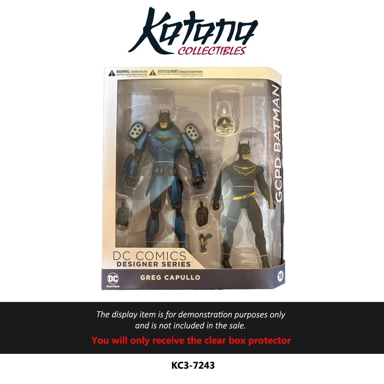 Katana Collectibles Protector For DC Collectibles Designer Series Greg Capullo Batman Figure