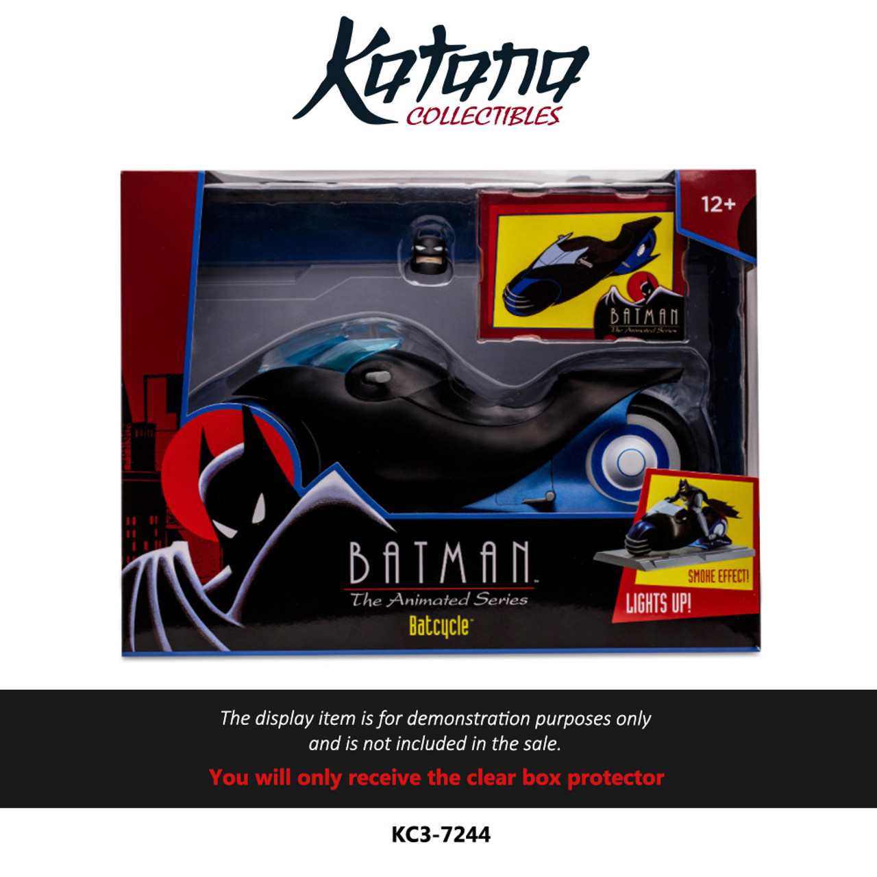 Katana Collectibles Protector For McFarlane DC Direct Batman Animated Series Batcycle Vehicle