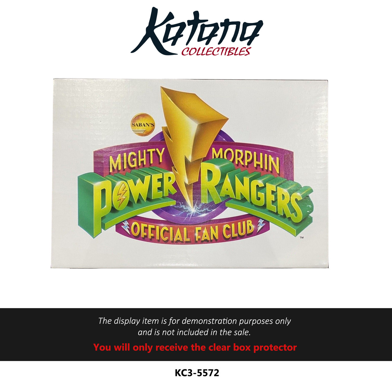 Katana Collectibles Protector For Mighty Morphin Power Rangers Offical Fan Club