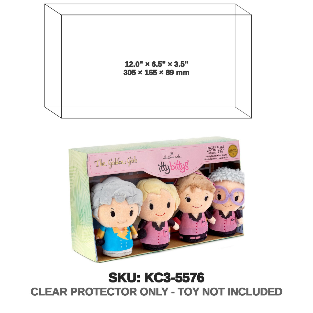 Hallmark The Golden Girls itty bittys Collector Set