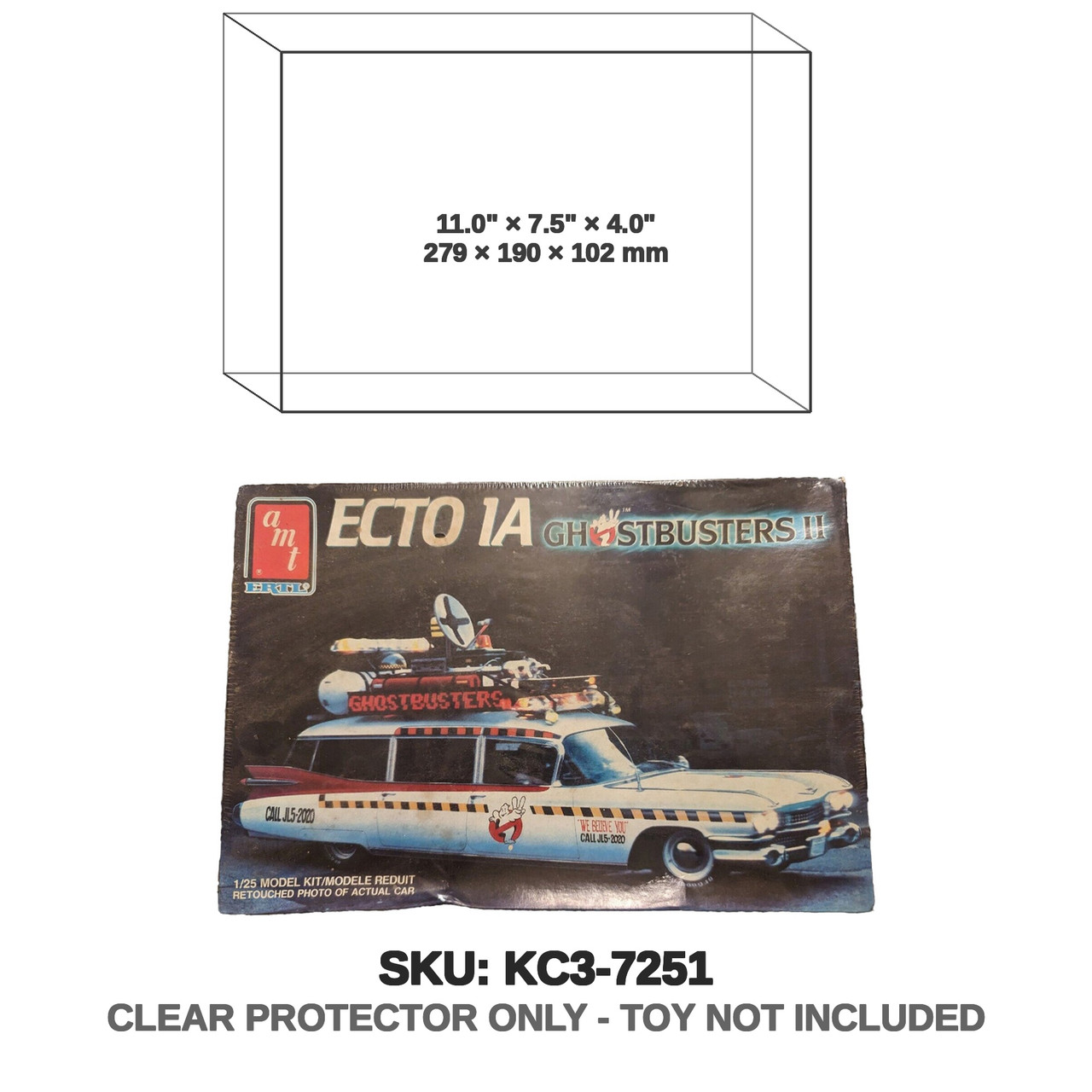 AMT Ghostbusters Ecto-1A Ghostbuster II Model Kit