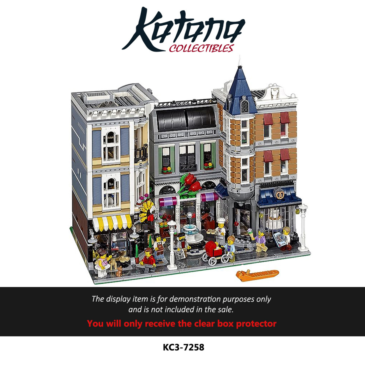 Katana Collectibles Protector For Assembly Square 10255 Lego Modular Building, Assembled