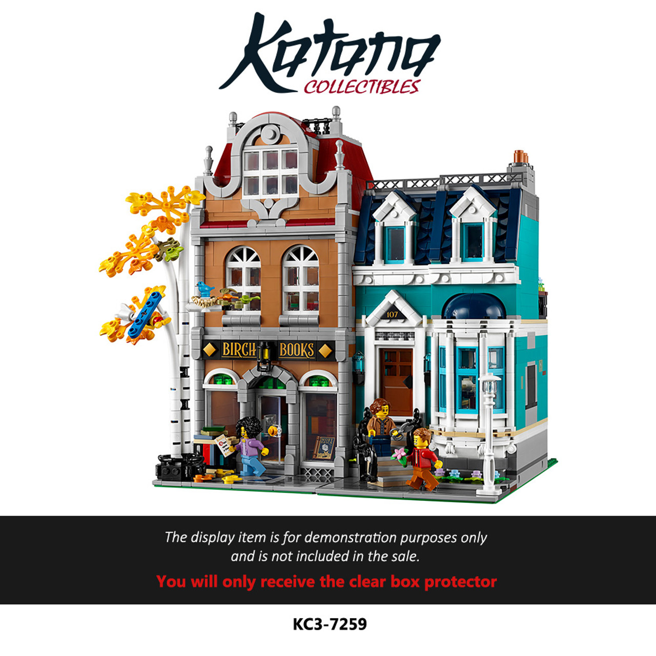 Protector For Bookshop 10270 Lego Modular Building Assembled