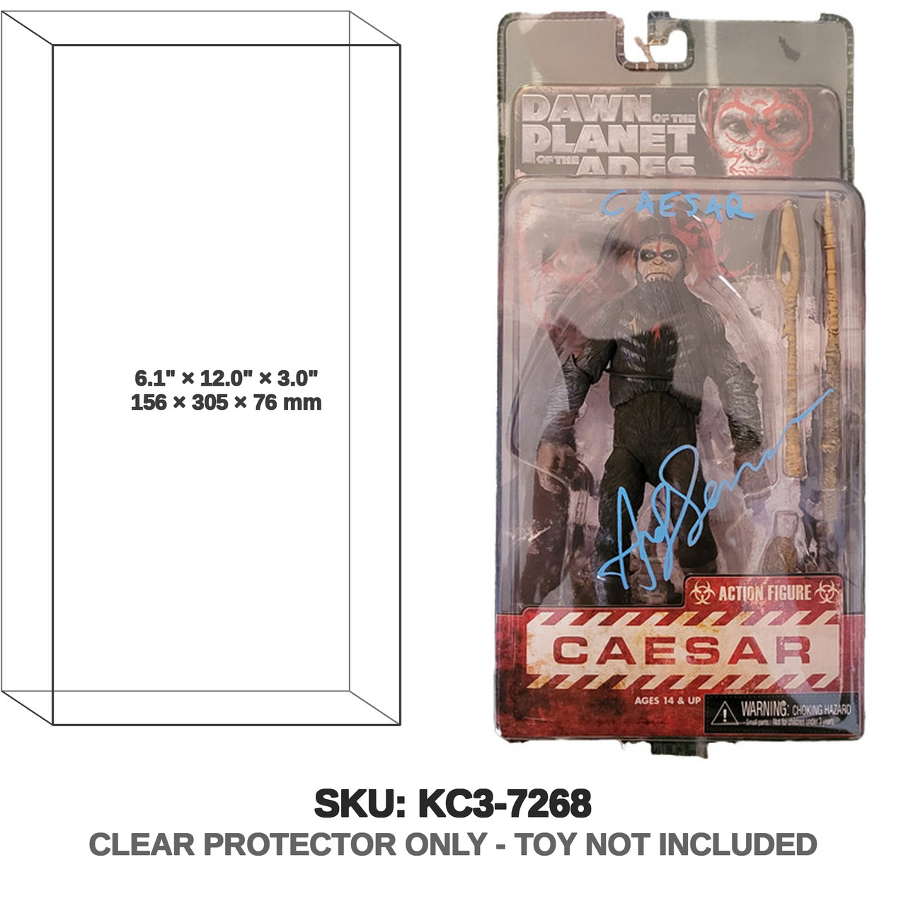 Neca Reel Toys Dawn Of The Planet Of The Apes Caesar