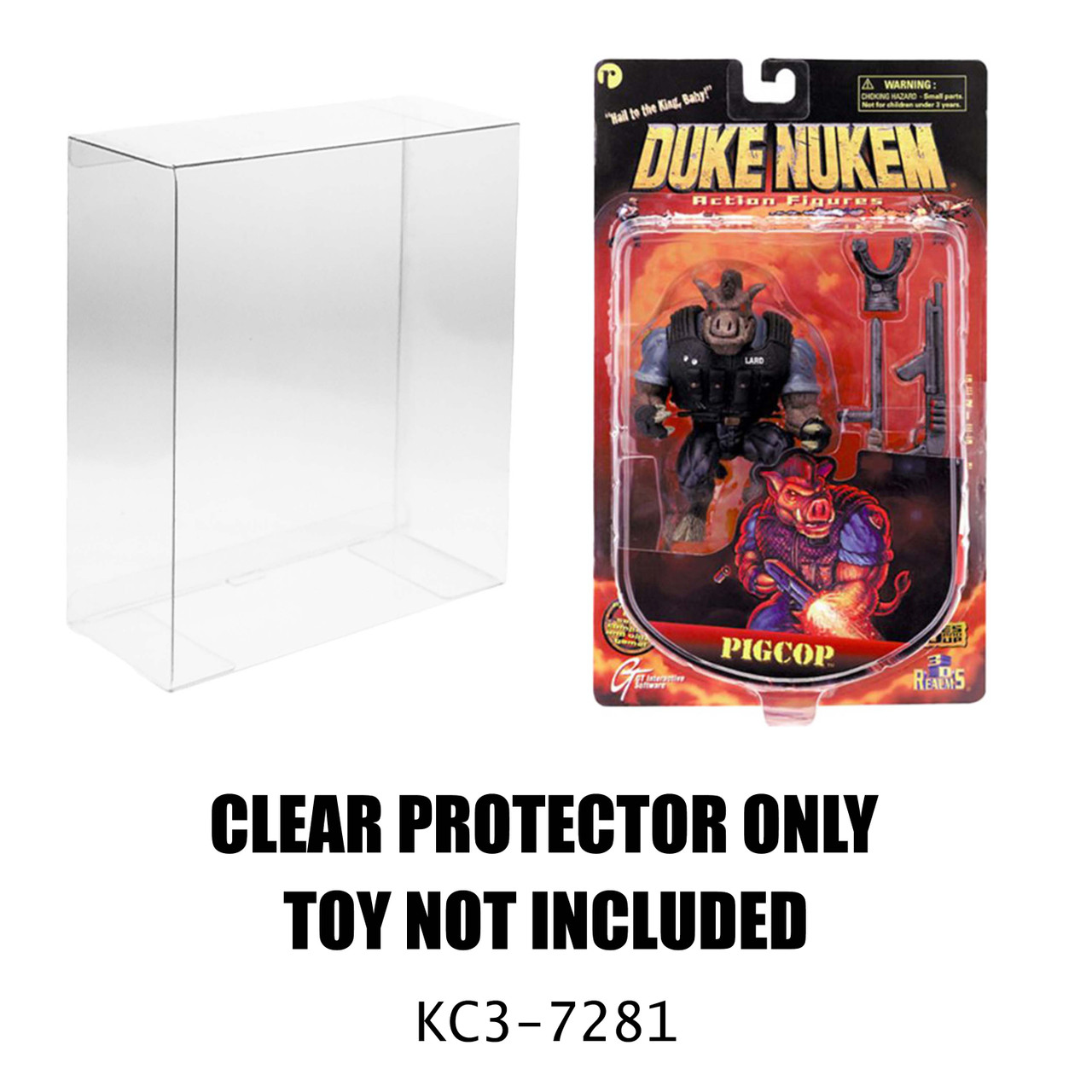 Protector For Resaurus Duke Nukem PigCop Action Figure 1997