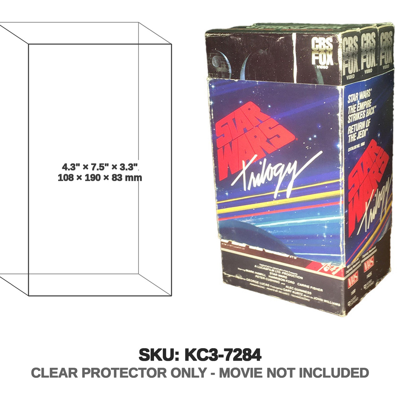 Hasbro Star Wars Trilogy VHS
