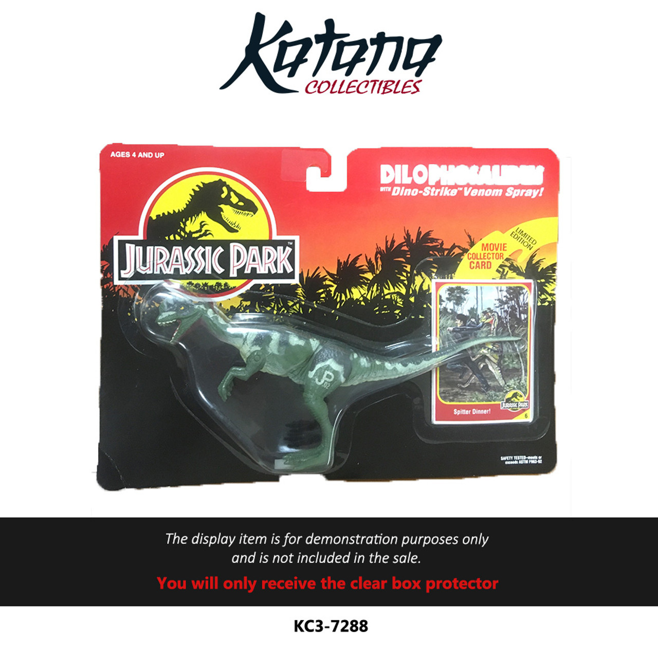 Katana Collectibles Protector For 1993 Jurassic Park Dilophosaurus