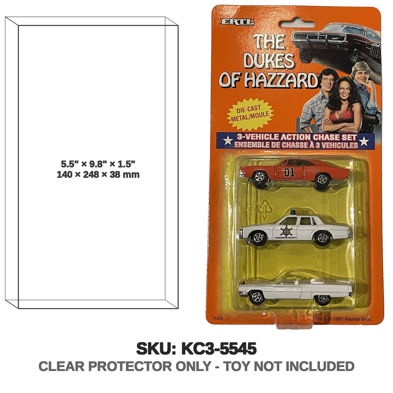 The Dukes of Hazzard 3-Vehicle Chase Set ERTL