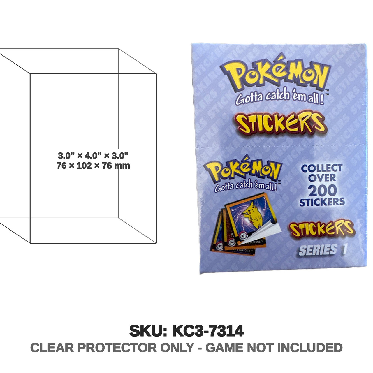 Pokémon Sticker Series 1 Box