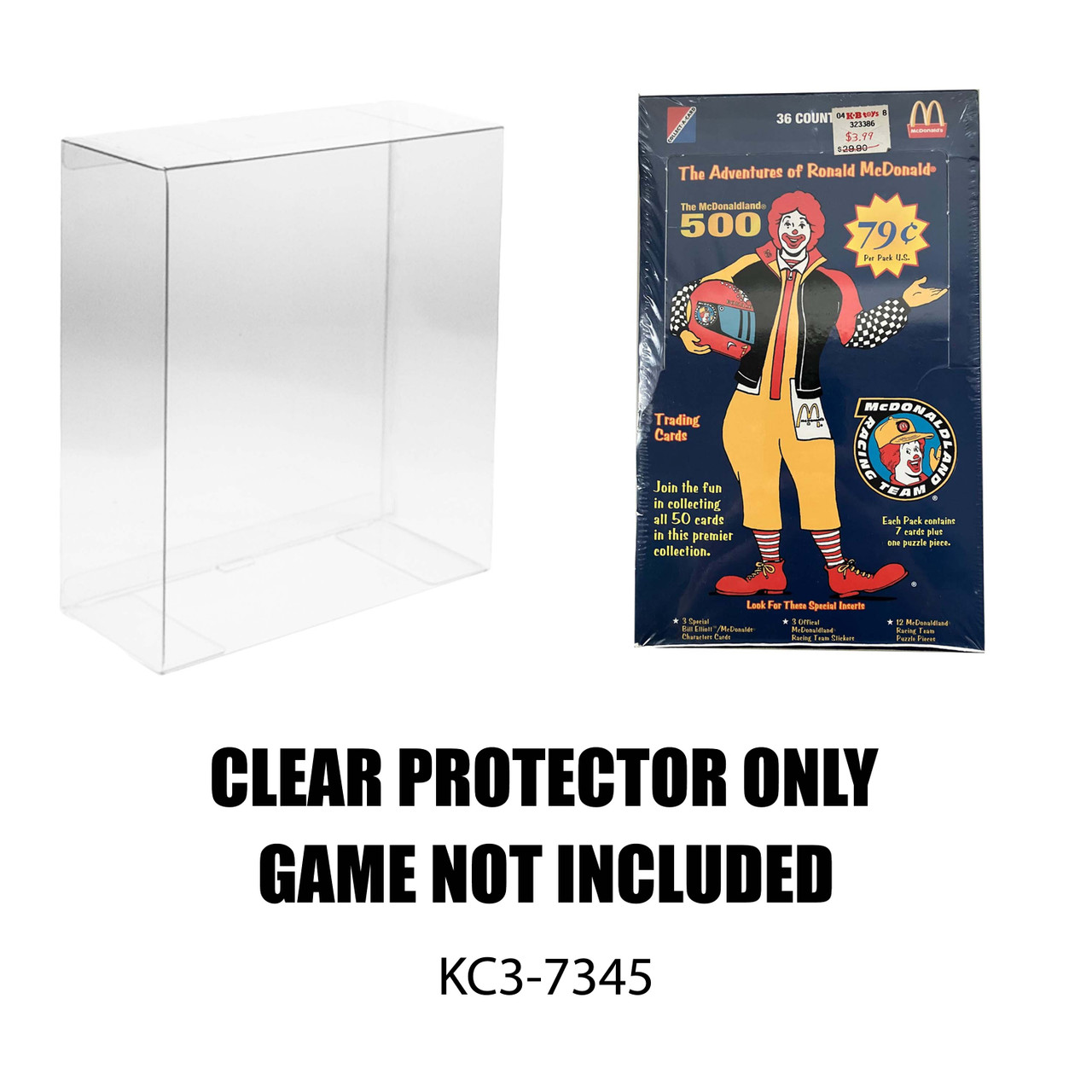 Protector For The Adventures Of Ronald Mcdonald Trading Card Case