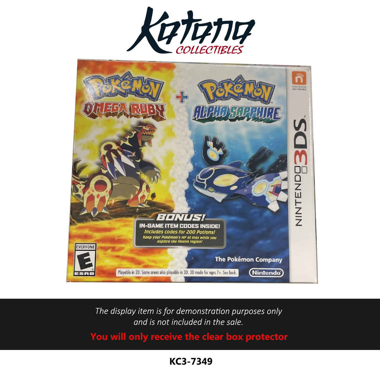 Katana Collectibles Protector For Pokémon Omega Ruby And Alpha Sapphire Dualpack