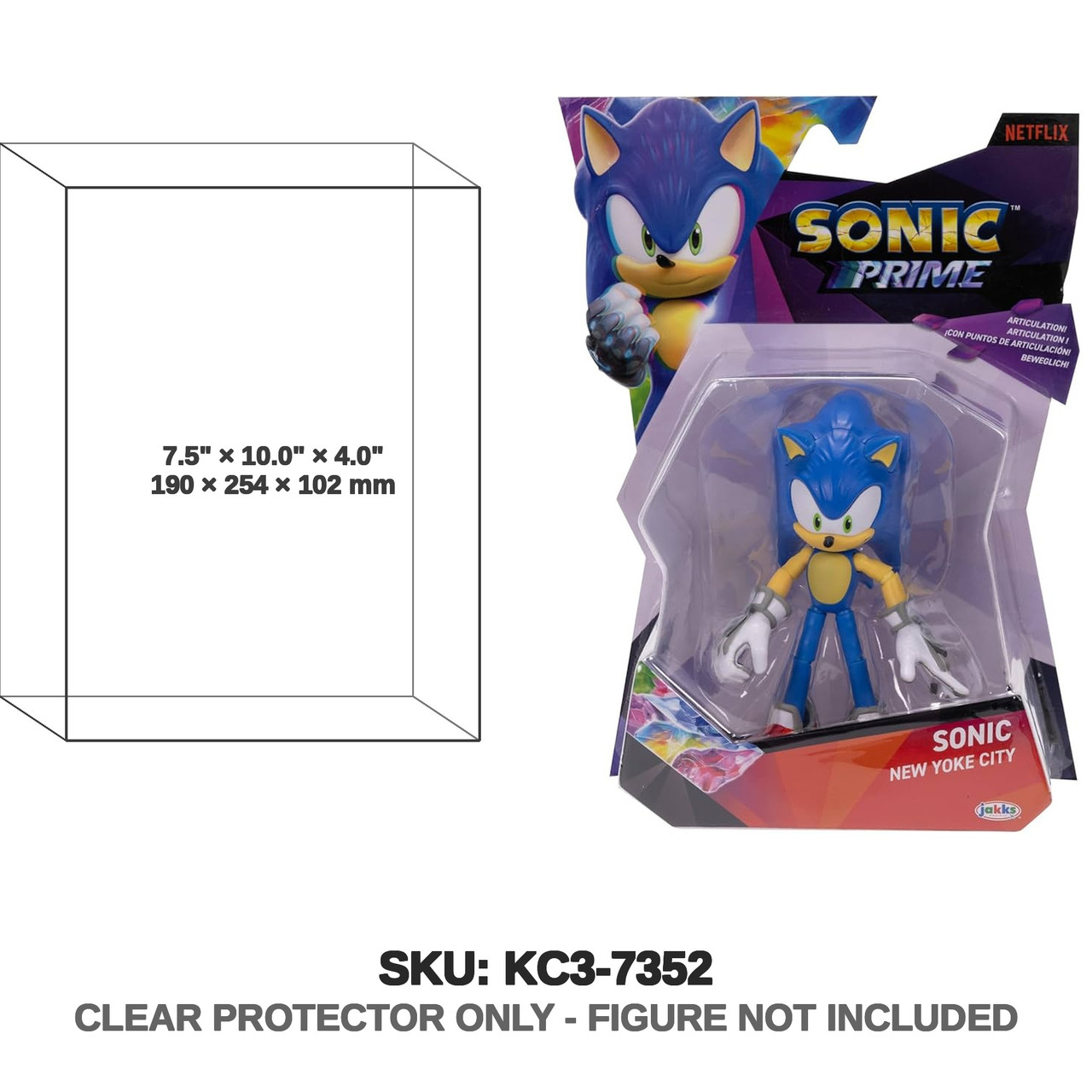 Bandai Sonic the Hedgehog Sonic Prime 5 inch Action Figure