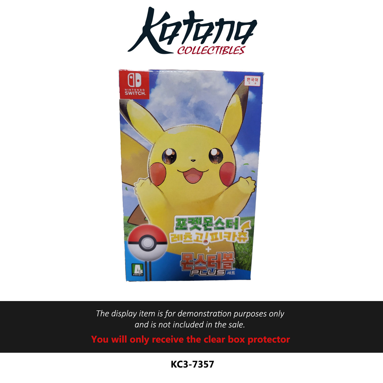 Katana Collectibles Protector For Nintendo Switch Pokemon Pikachu (Kor Ver)