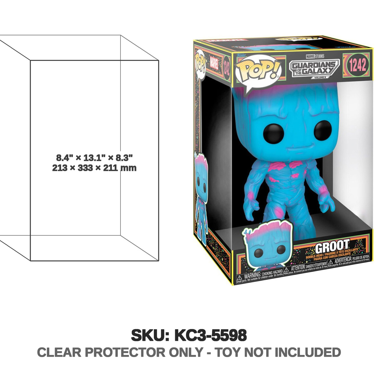 Funko Pop! Marvel Groot 10 inch Figure 1242