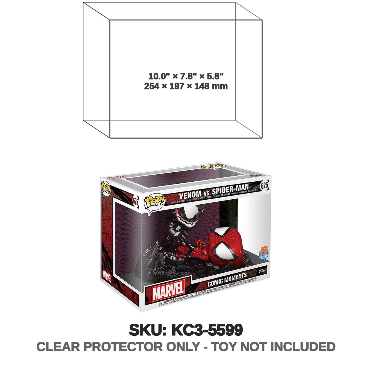Spider-Man vs Venom Pop! Comic Moments 2-Pack