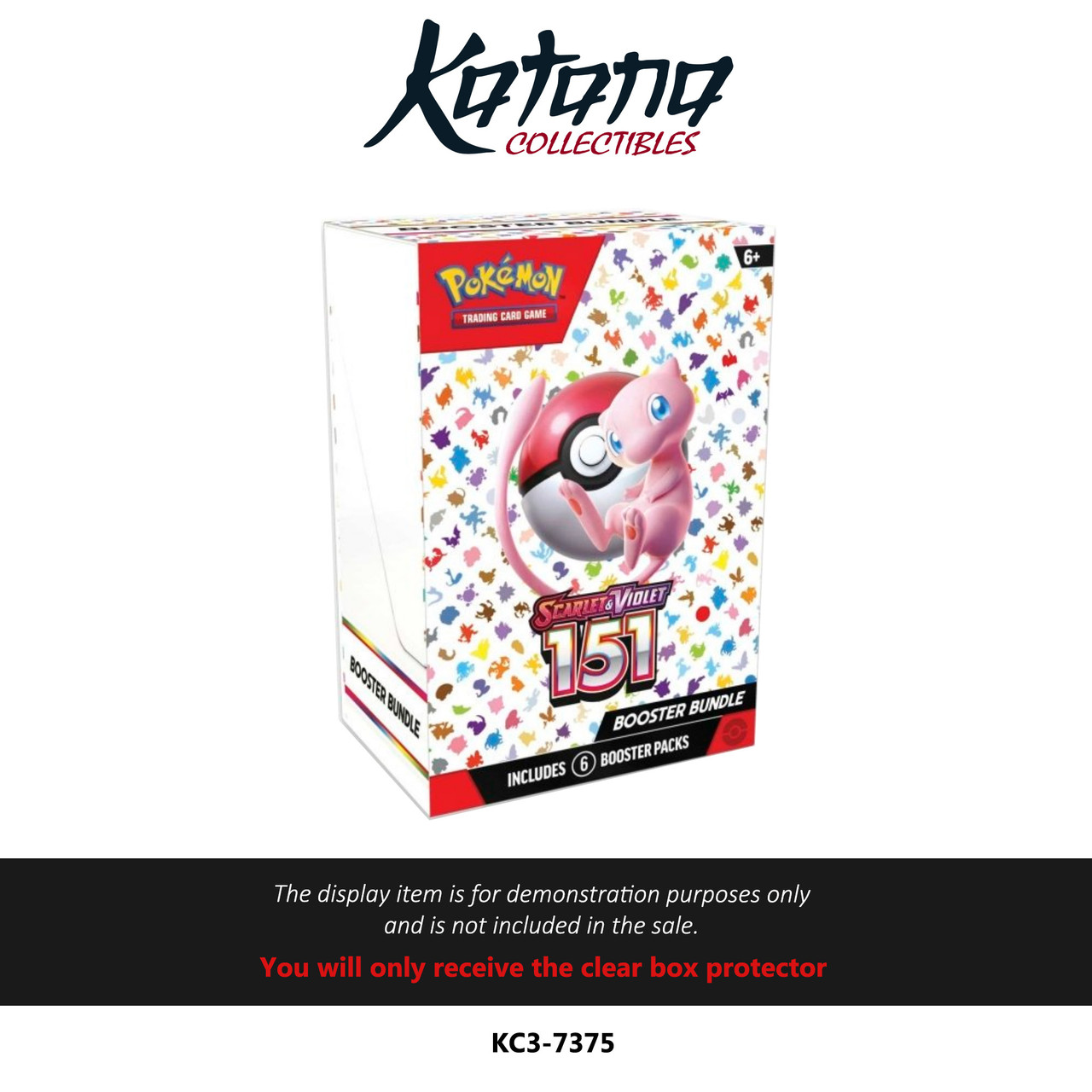 Katana Collectibles Protector For Pokemon 151 English Booster Bundle