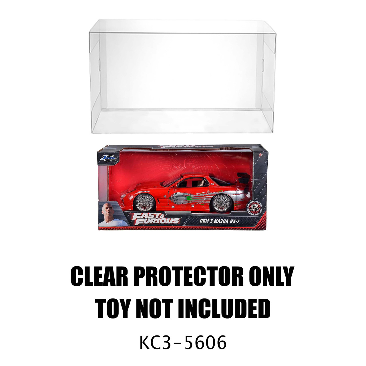 Protector For Jada Toys Fast & Furious Diecast Model Cars