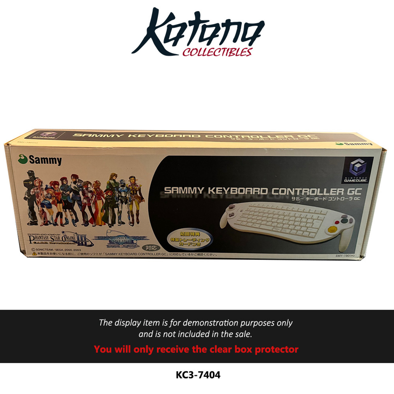 Katana Collectibles Protector For Nintendo Gamecube Sammy Keyboard Controller Phantasy Star Online Episode III