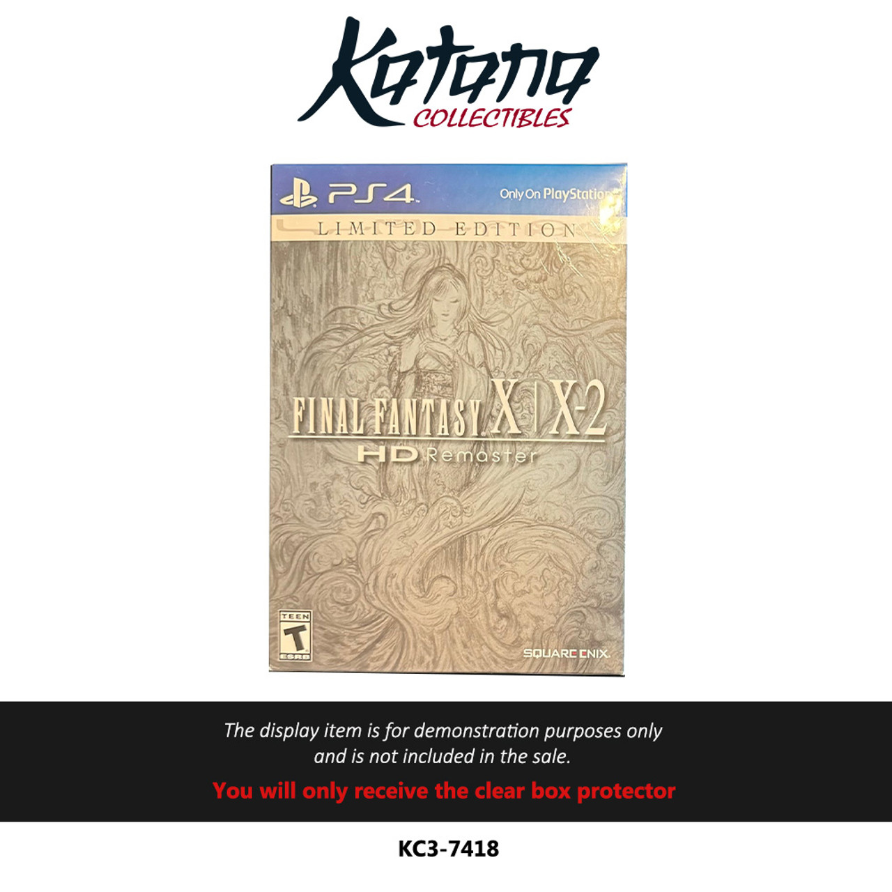 Katana Collectibles Protector For PS4 Final Fantasy X/X-2 Hd Remaster Limited Edition