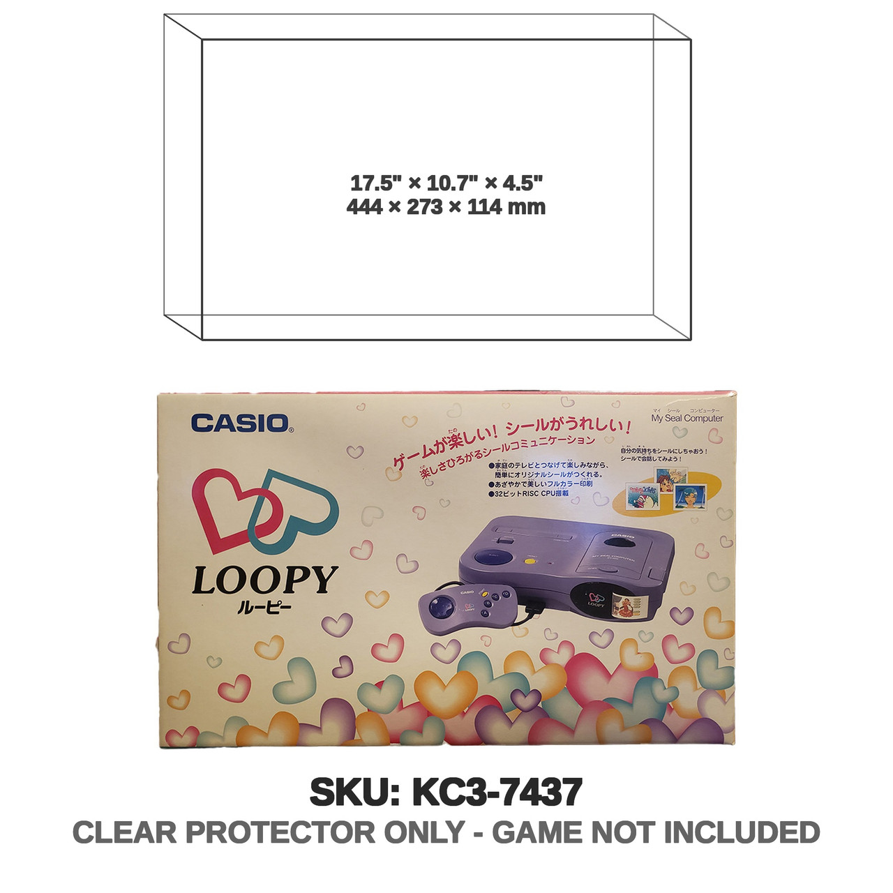 Casio Loopy My Seal Computer SV-100 Console Box