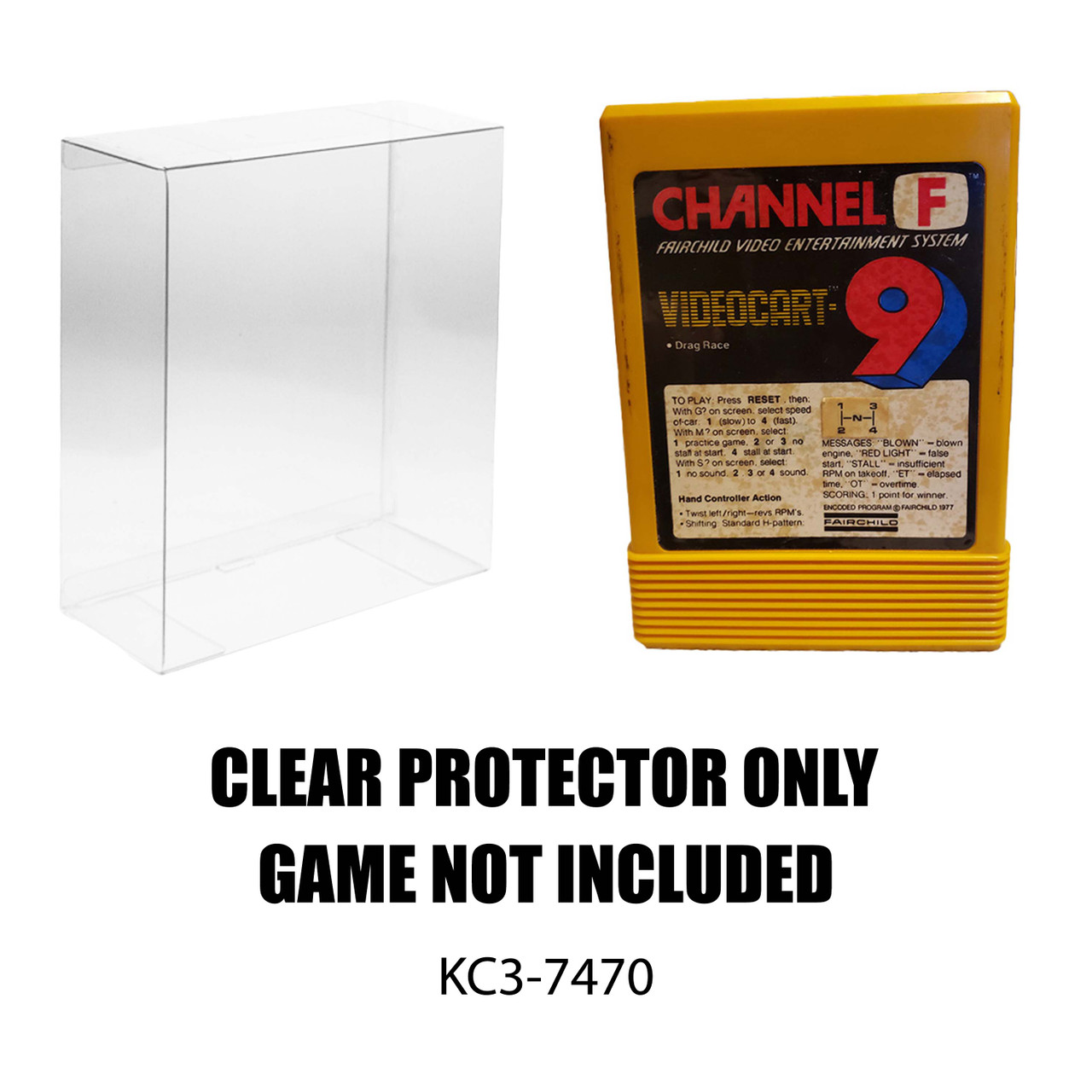 Protector For Fairchild Channel F Game Cart