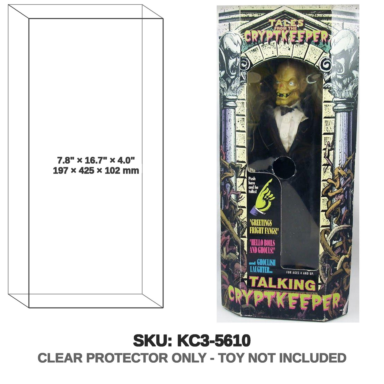 Ace Novelty Cryptkeeper Talking 12 Inch Action Figure