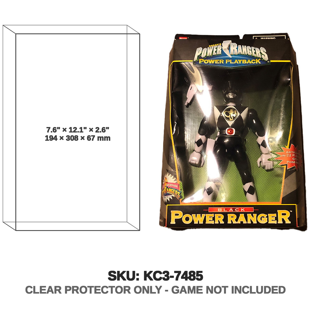 Power Rangers Power Playback 8 Inch Figure