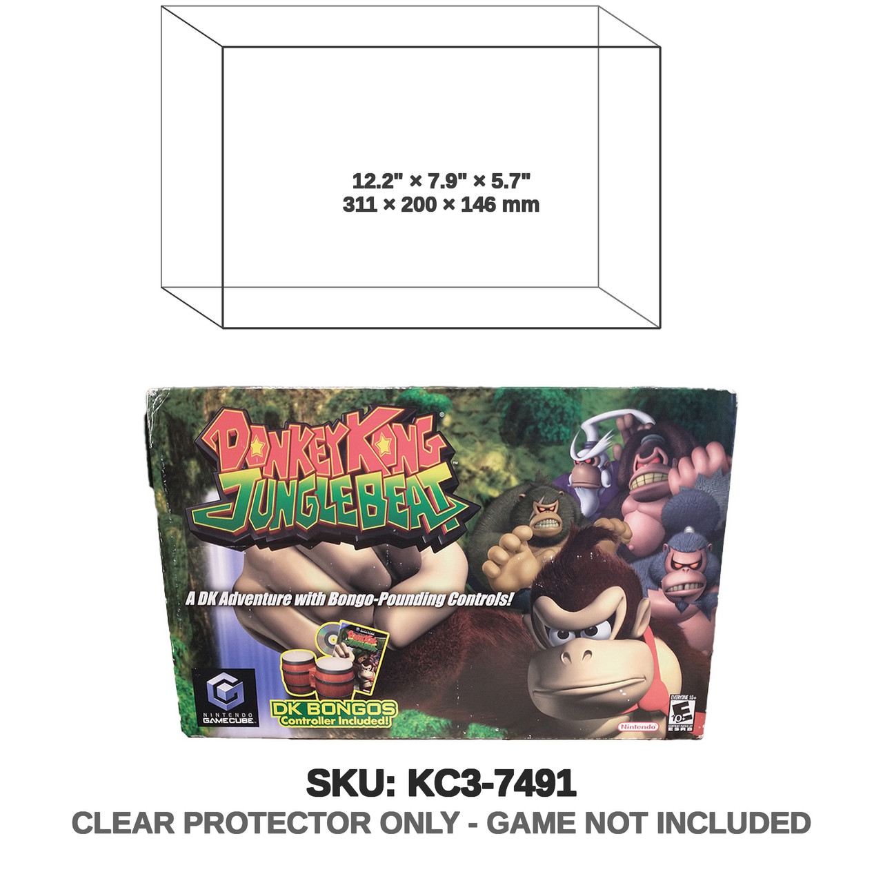 Donkey Kong Jungle Beat Bogo set Nintendo gamecube