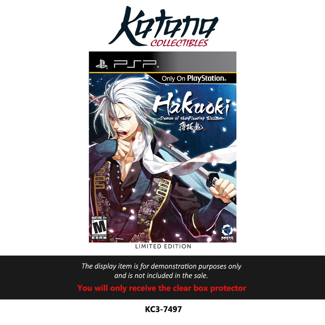 Katana Collectibles Protector For Hakuoki PSP